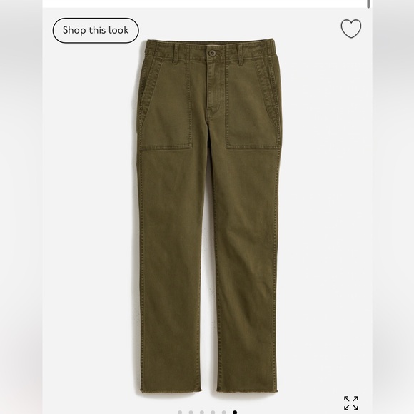 Madewell The Curvy Slim Straight Trouser Pant in Garment Dye - Size 32 - Picture 6 of 7